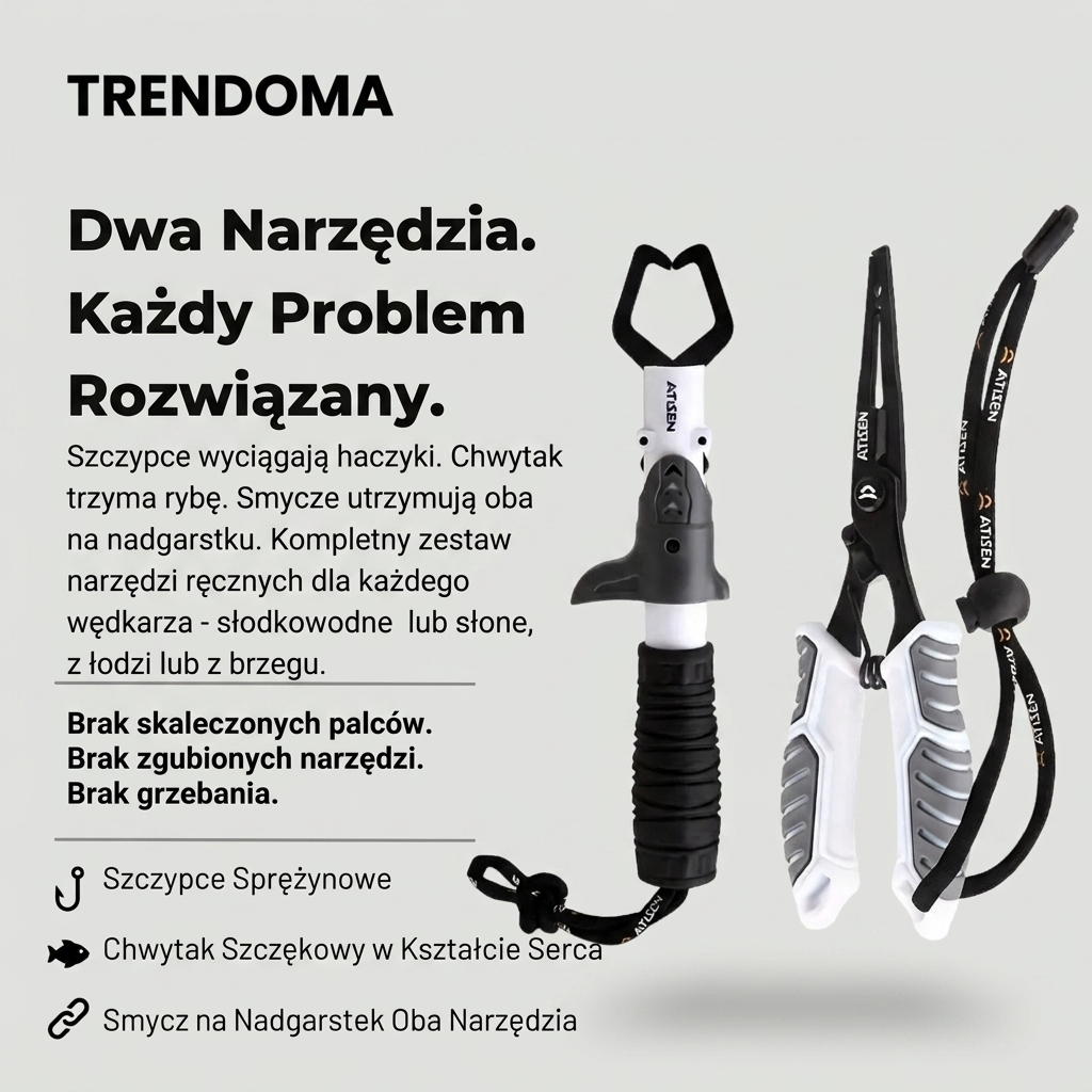 Zestaw Szczypiec Wędkarskich ze Stali Nierdzewnej – Trwałe Narzędzia Ręczne do Wędkowania (2 Sztuki)