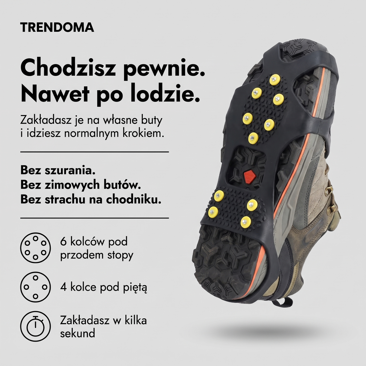 Raczki na buty – chodzisz pewnie nawet po lodzie