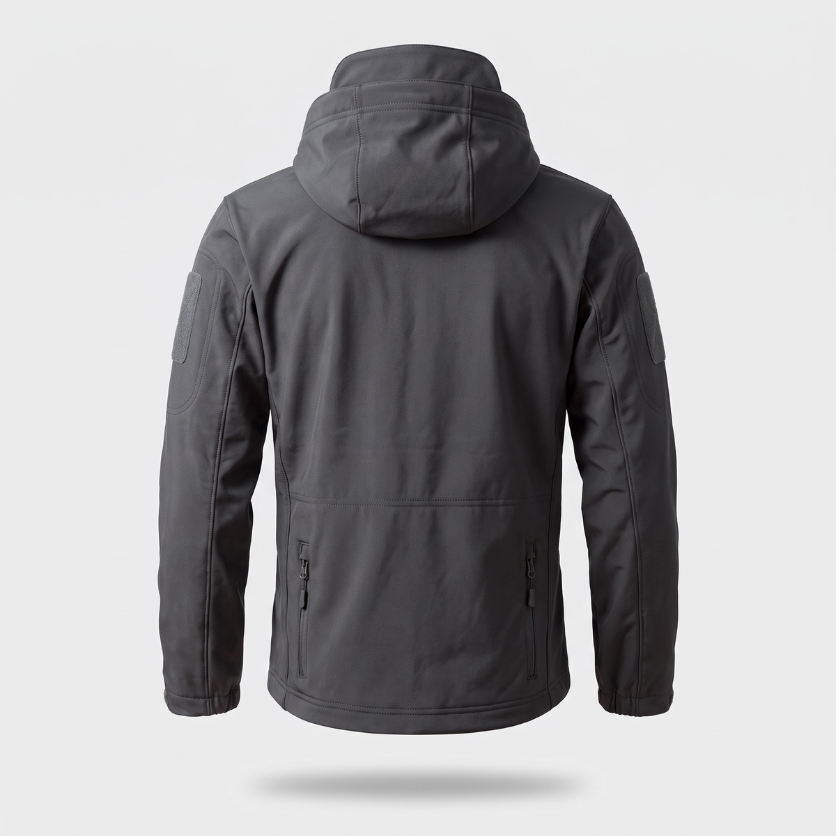 Kurtka softshell męska myśliwska – moro - z polarem - 8 kieszeni na zamek