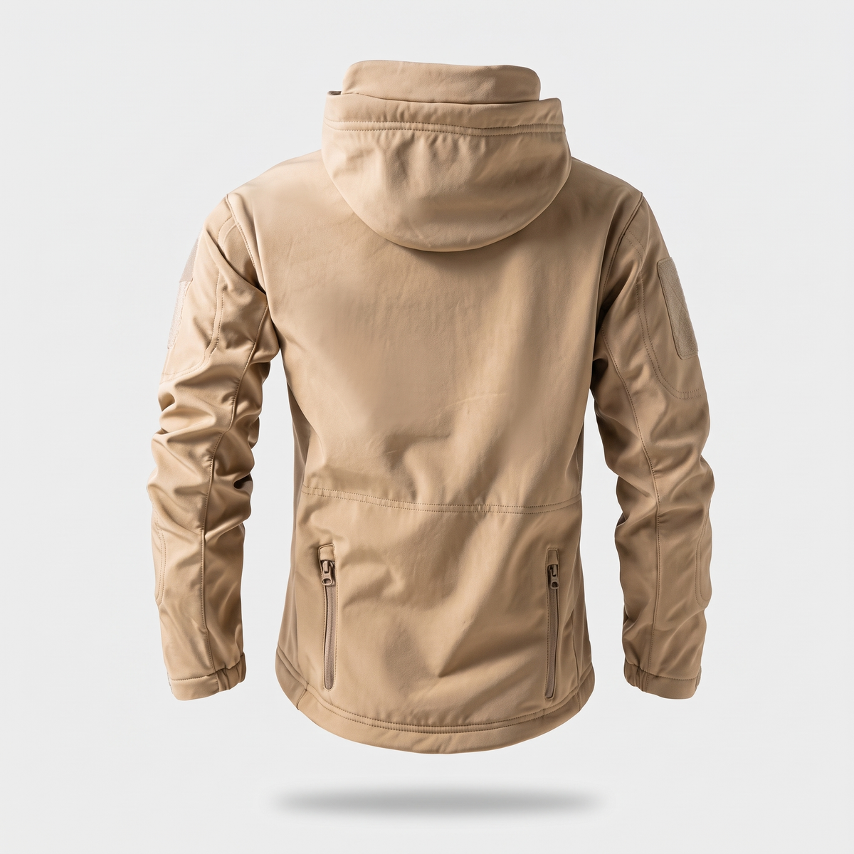Kurtka softshell męska myśliwska – moro - z polarem - 8 kieszeni na zamek