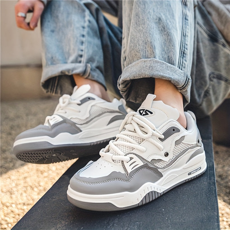 Buty sportowe męskie z grubą podeszwą | Casualowy fason