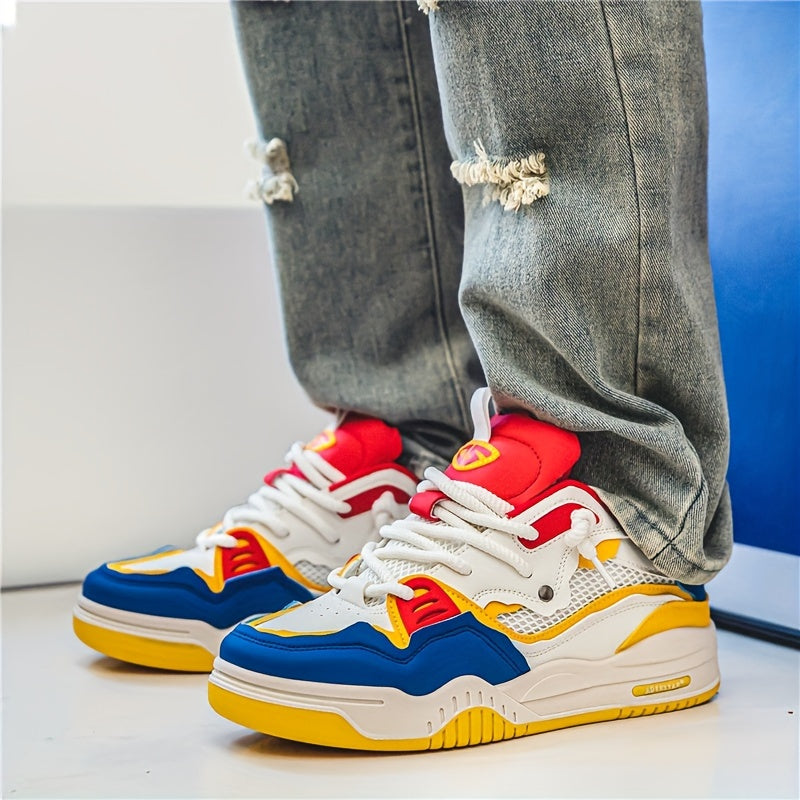 Buty sportowe męskie z grubą podeszwą | Casualowy fason