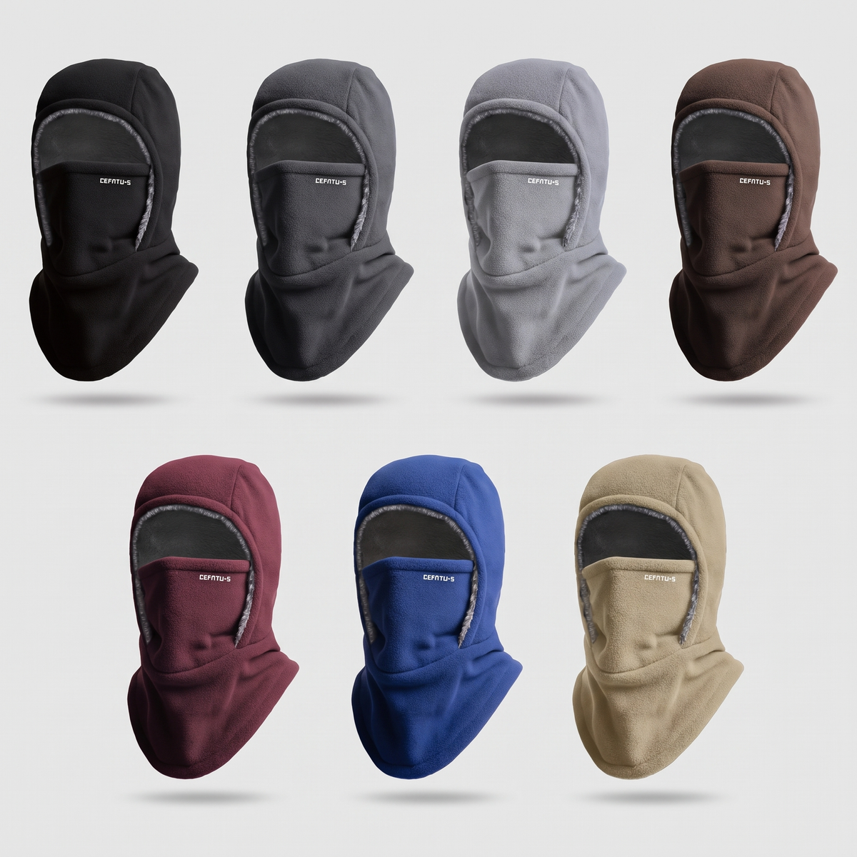 Balaclava zimowa w siedmiu kolorach