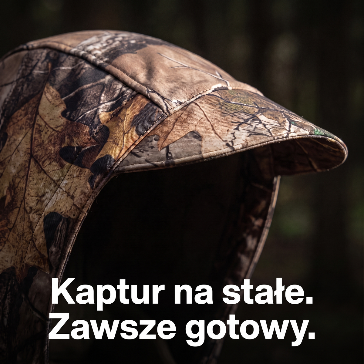 Kurtka softshell moro – stały kaptur z daszkiem