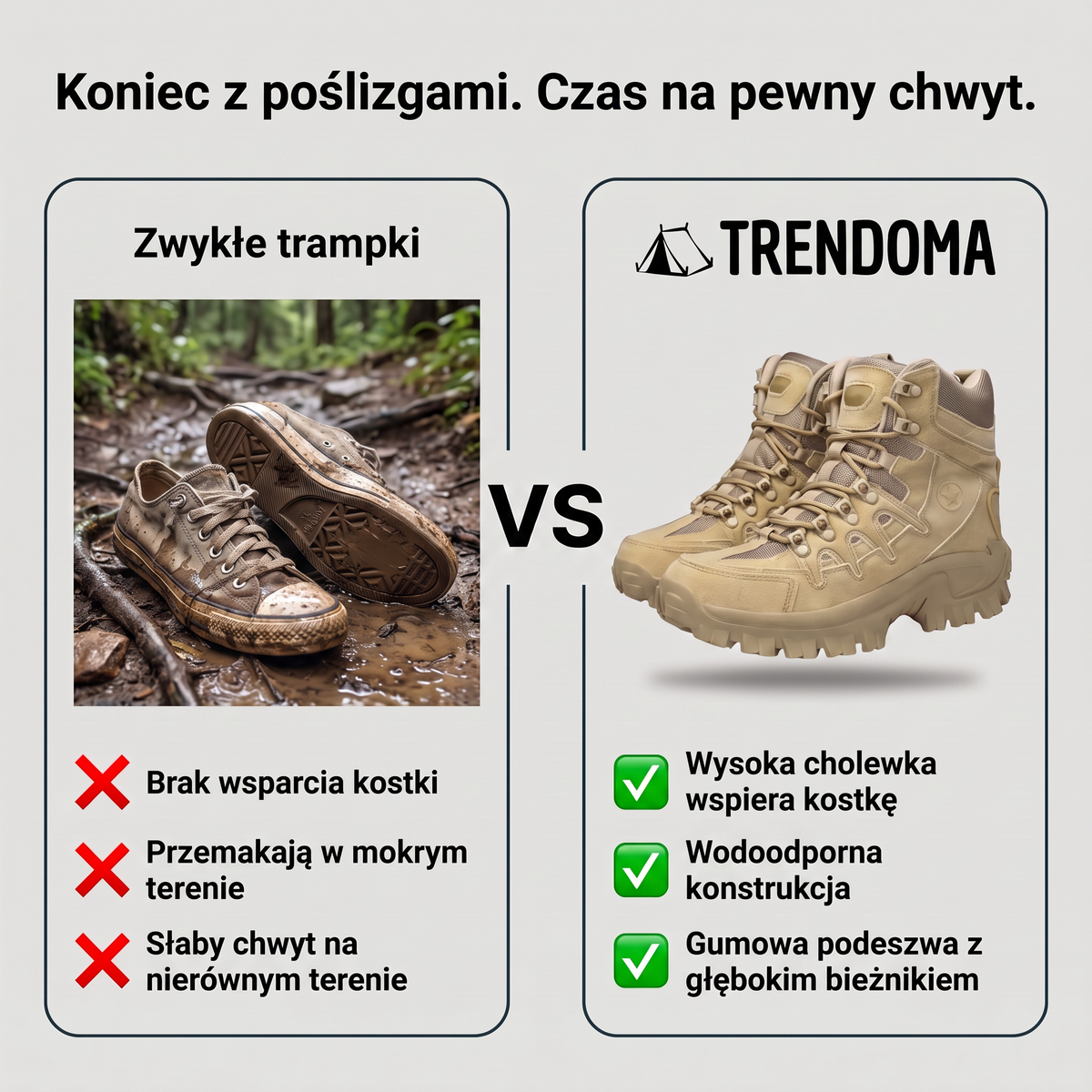 Buty trekkingowe wodoodporne w porównaniu ze zwykłymi trampkami