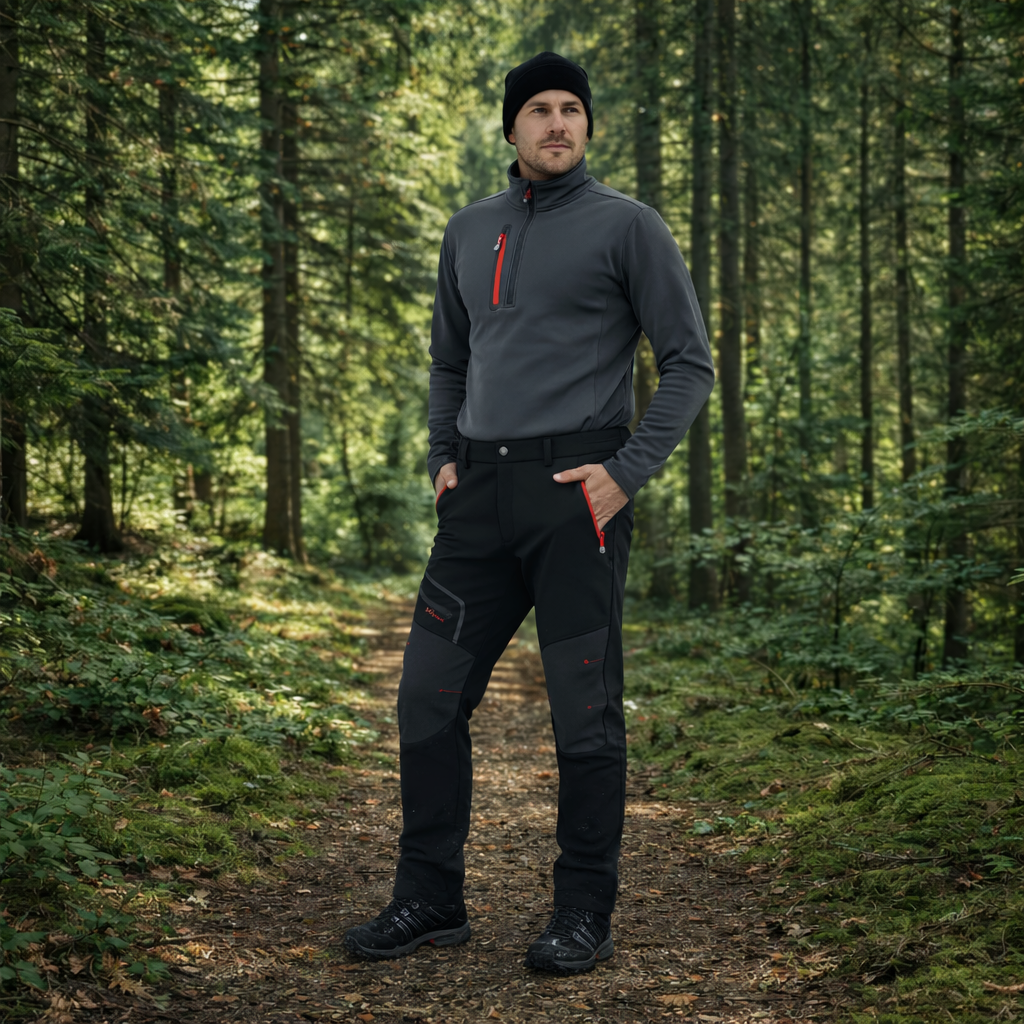 Ocieplane spodnie zimowe – wodoodporne spodnie outdoorowe